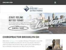 Tablet Screenshot of injurycentercleveland.com